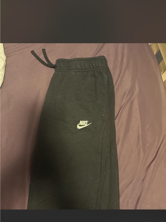 Nike Other - Nike Black Jogger Sweatpants with White Swoosh